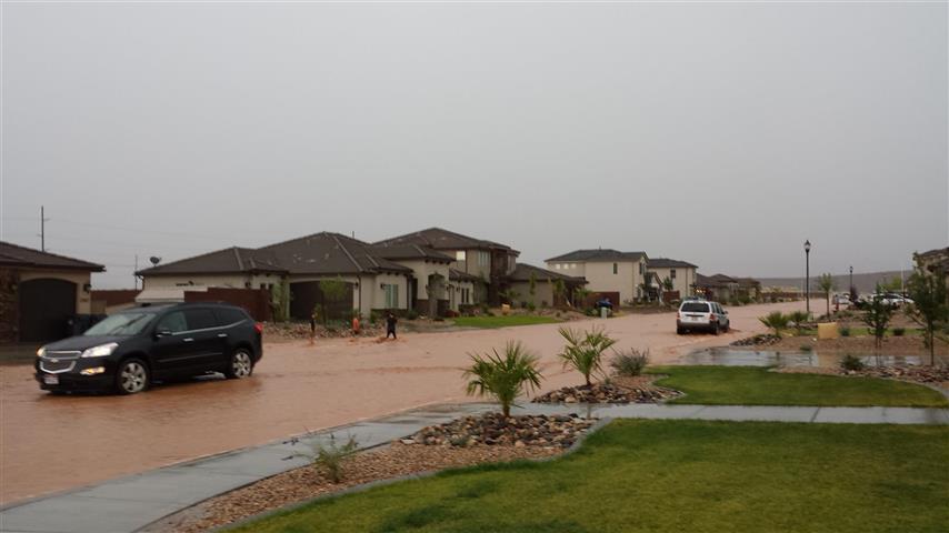 St George Little Valley Flooding